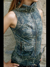 Buddhaful Ocean Camo Vest