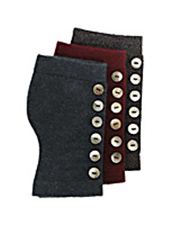 Boho Mini Moe Fingerless Gloves - Black
