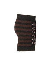 Boho Train Striped Gloves