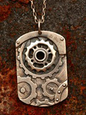 Dax Savage Americhanical Gear Pendant A