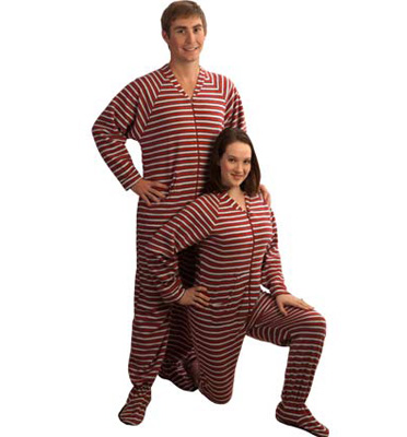 Striped Footie Pajamas