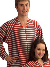 Striped Footie Pajamas
