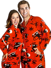 Ninja Monkey Footie Pajamas