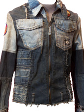 Junker Vintage Blue Denim Strap Jacket