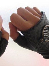 Jungle Tribe Silver Glam Gloves