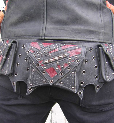 Jungle Tribe Red Ray Slasher Belt Bag