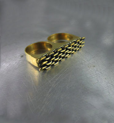 Jungle Tribe Classic Brass Knuckle Ring