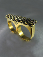 Jungle Tribe Classic Brass Knuckle Ring