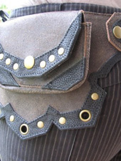 Jungle Tribe Victorian Era Belt Bag - Brown