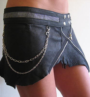 Jungle Tribe Zipper Slash Glam Skirt