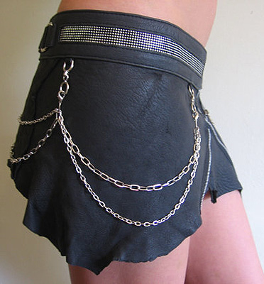Jungle Tribe Zipper Slash Glam Skirt