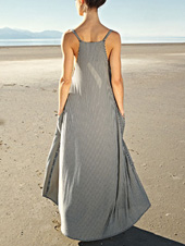 Kucoon Mina Dress - Black/White Stripe