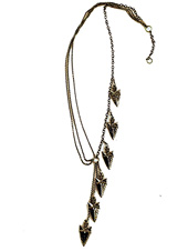 Lillian Crowe Asymmetrical Spearhead Necklace
