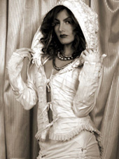 Miss Be Burlesque Vest - Antique White
