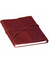 Leather Writer's Log Large - Burgundy