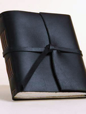 Leather Traveler's Journal - Black