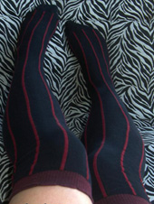 RocknSocks Slick Black Over the Knee Socks