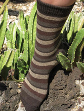 RocknSocks Uma Striped Crew Socks