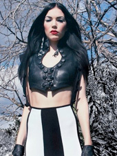 S & G Clothing Leather Keyhole Vest