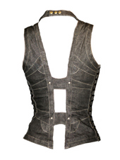 Shawna Hofmann Denim Bell Curve Vest