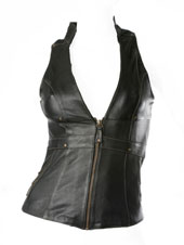 Shawna Hofmann Leather Chain Vest