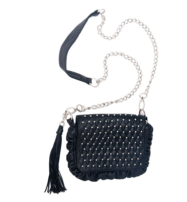 Wild Card Diamond Lucy Bag - Black