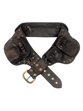 Wild Card Rider Belt - Antique Brown
