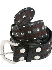 Wild Card Speed Racer Belt - Black / Oxblood
