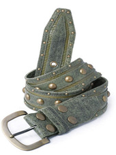Wild Card Speed Racer Belt - Crackle Green