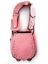 Wild Card Pink Studly Holster Bag