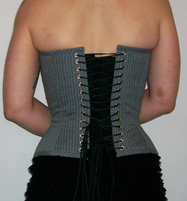 24 Baudelaire Grey Pinstripe