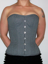 24 Baudelaire Grey Pinstripe