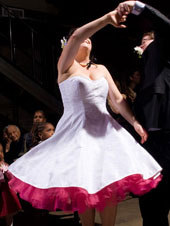 Peek-A-Boo Corset Gown <BR />(Cocktail Length)<br />Starting at...
