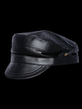 Jan Hilmer 86 Leather Hat - Black
