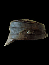 Jan Hilmer 86 Leather Hat - Brown