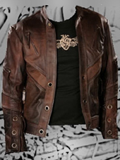 Jan Hilmer MC2 Brown Leather Jacket