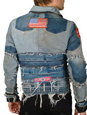 Junker Vintage Blue Denim Strap Jacket