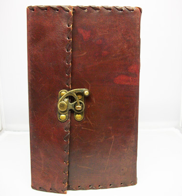 UFO Leather Bound Journal / Sketchbook - Large : Delicious Boutique