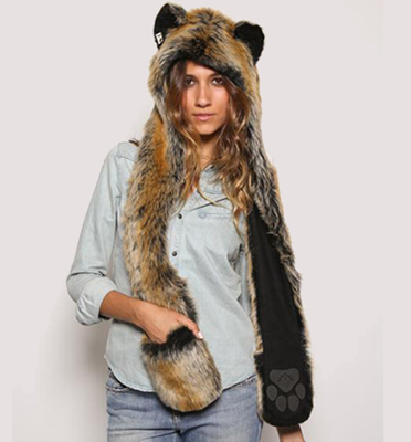 Spirit Hoods Red Wolf SpiritHood : Delicious Boutique