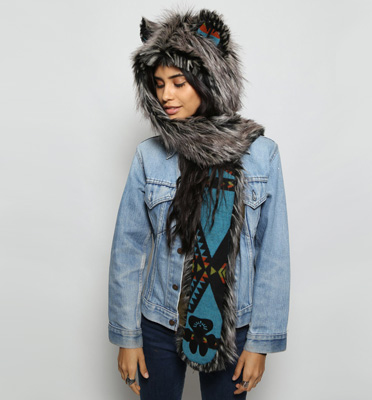 Spirit Hoods Mystic Silver Fox Italy Spirit Hood : Delicious  display picture 3