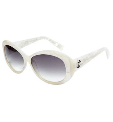 Tres Noir Bombshell Sunglasses - Pearl White : Delicious 