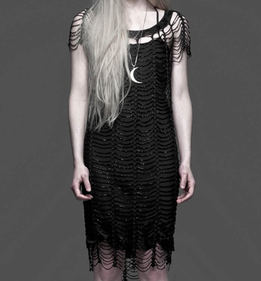 Widow Beaded Dress : Delicious Boutique