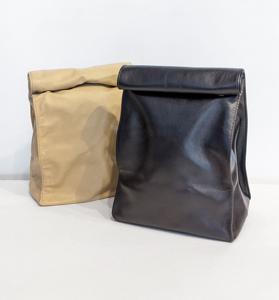 Taba Leather Lunch Bag - Etsy