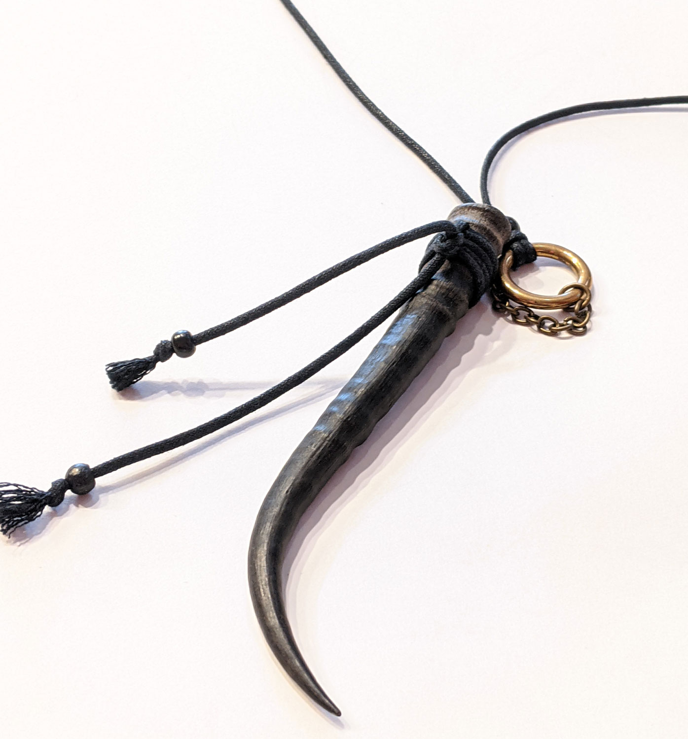 Reliquary Arcanum Springbok Horn Necklace Delicious Boutique
