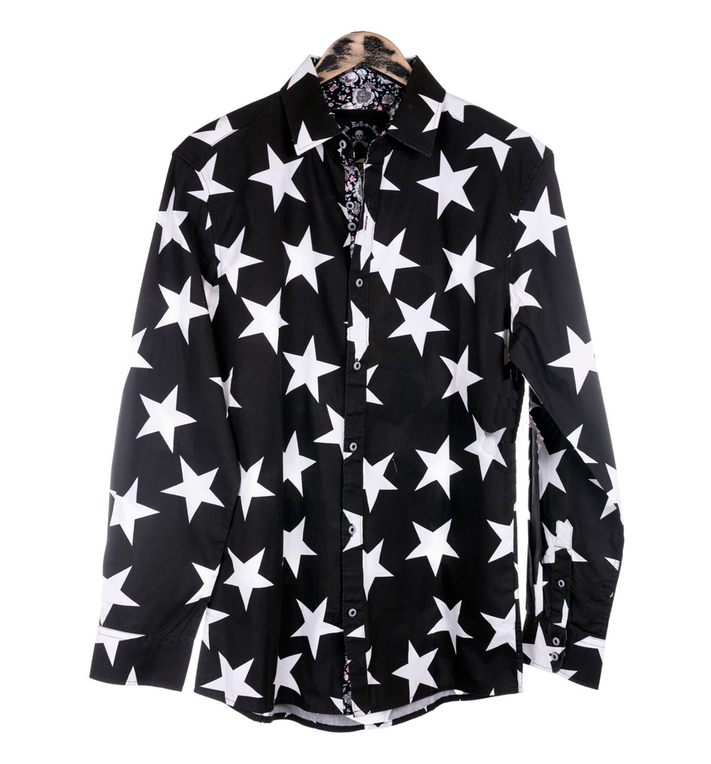 Rock Roll n Soul Starman L/S Shirt - Black/White : Delicious Boutique