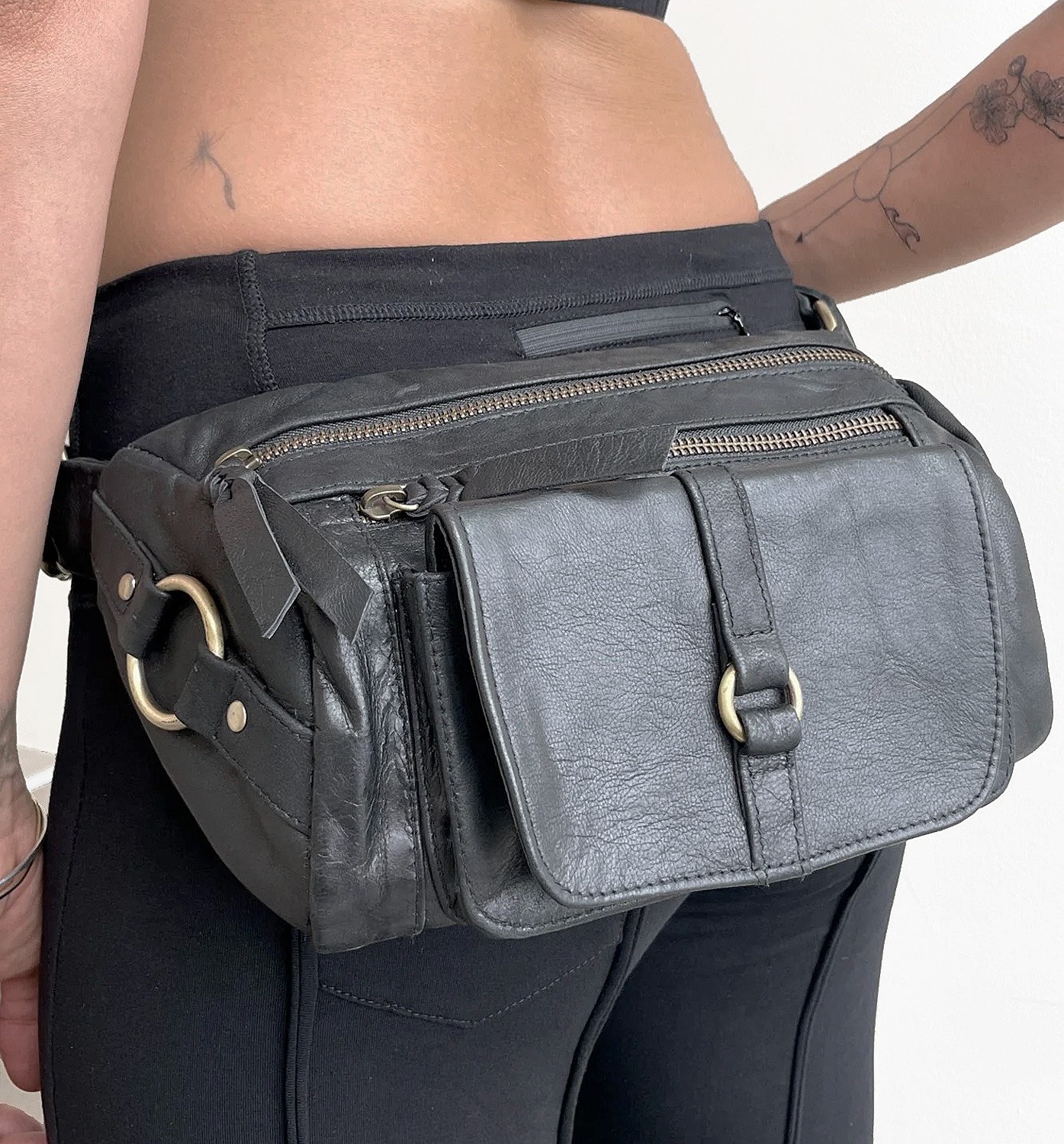 Leather Hip Belt Bag