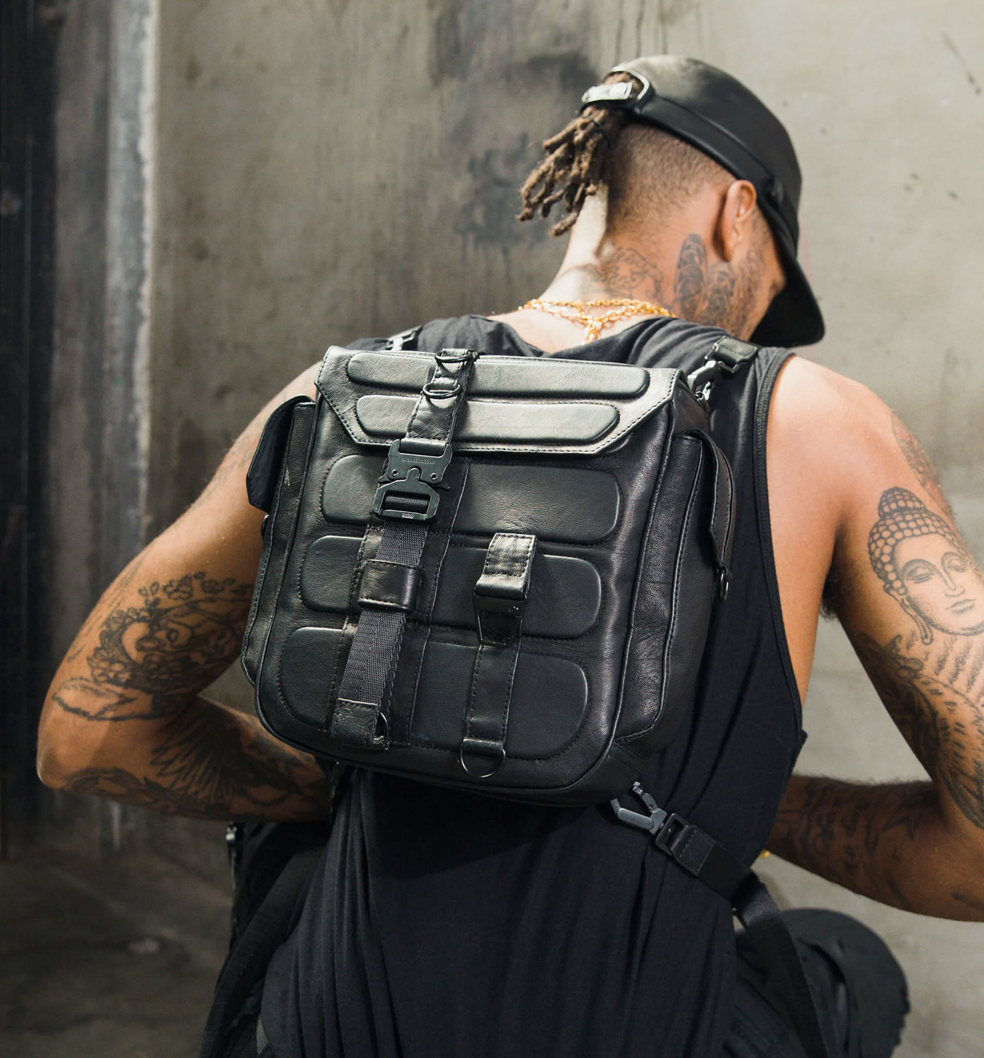 Shop Tech 8 Leather Backpack