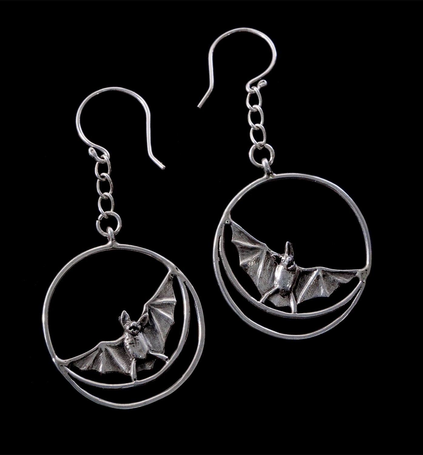 Mercurious Bat Earrings Sterling Silver Delicious Boutique