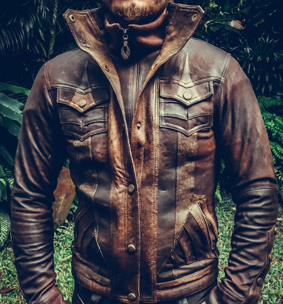 Anahata Designs Alloy Leather Jacket : Delicious Boutique