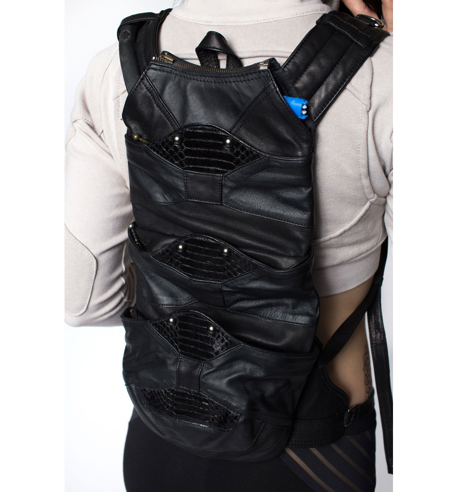 Buddhaful Freq G Leather Water Bag Delicious Boutique